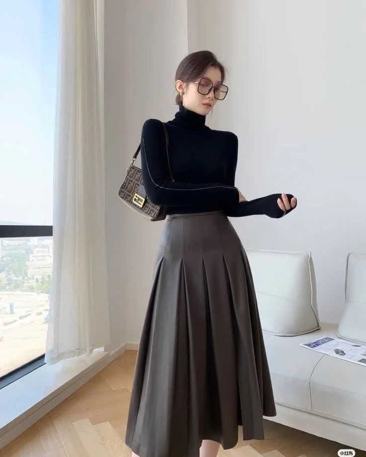 پلیسه ی جعبه در دامن