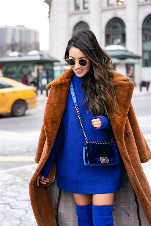 نحوه ست کردن رنگ قهوه ای با آبی