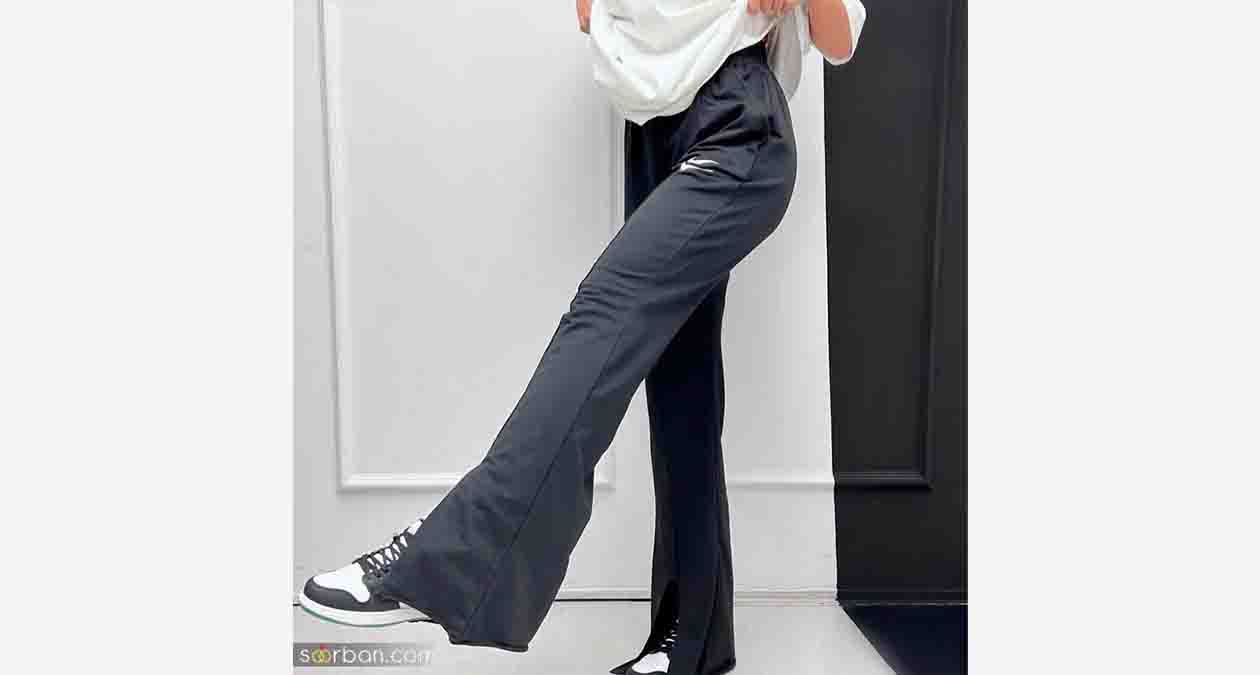 شلوار بوت کات تیره