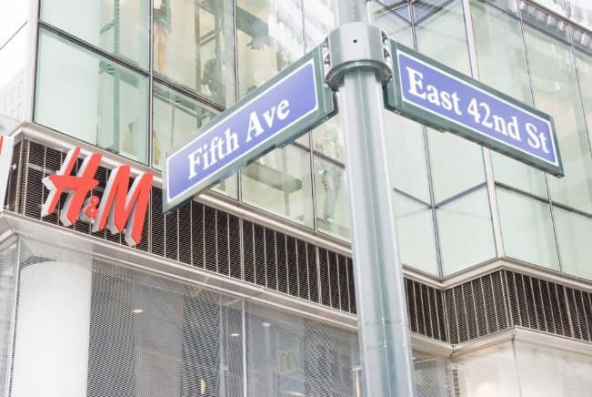 تصویری از فروشگاه H&M