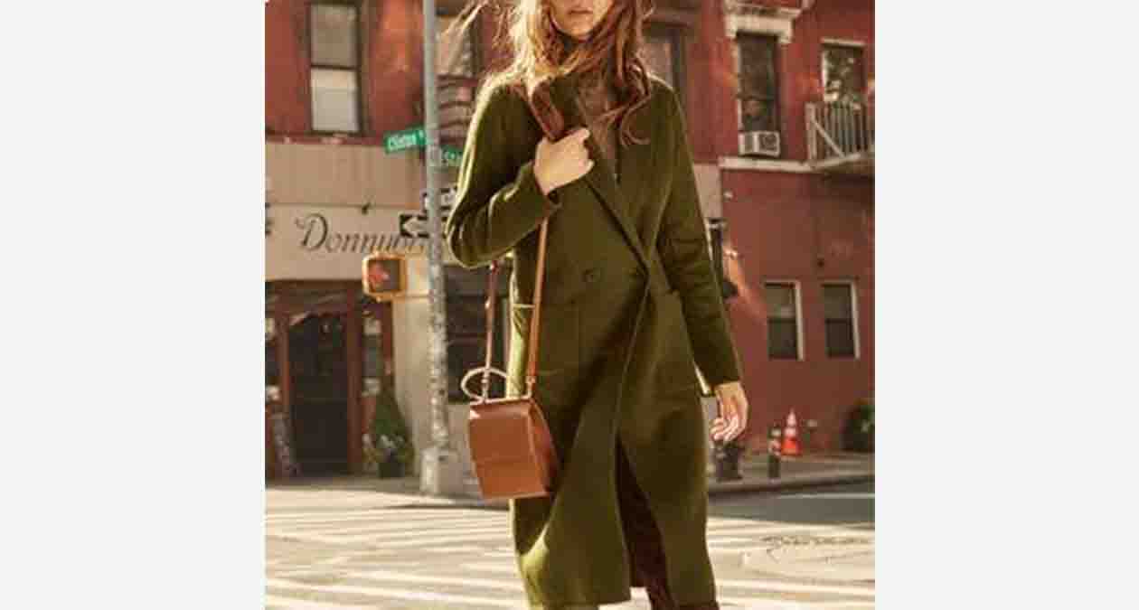 استایل پاییزی با رنگ زیتونی