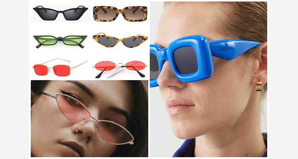 ررنگ و طرح های مختلف عینک های ترندی ۲۰۲۳