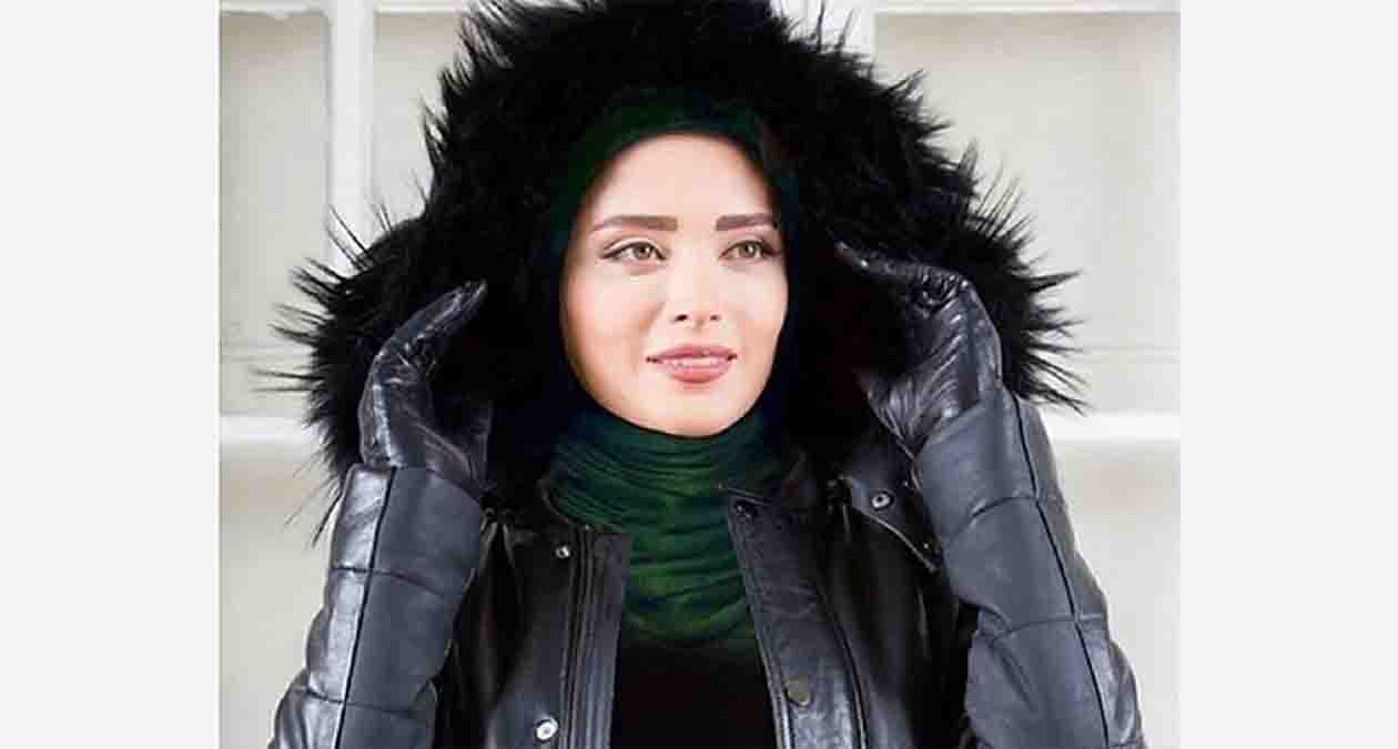 تبلیغ پوشاک چرمی توسط بهنوش طباطبایی