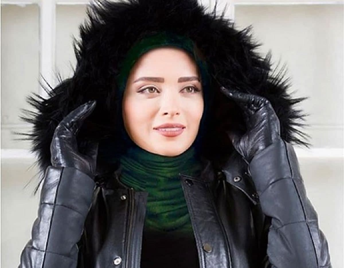 تبلیغ پوشاک چرمی توسط بهنوش طباطبایی
