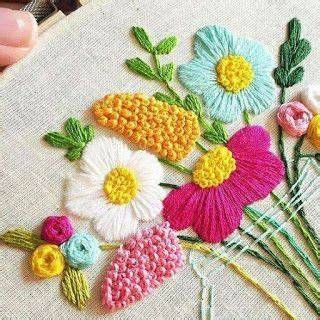 گلدوزی برو روی پارچه با کمک کارگاه