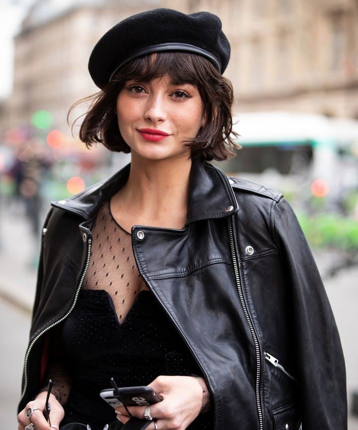 استایل با کلاه Beret
