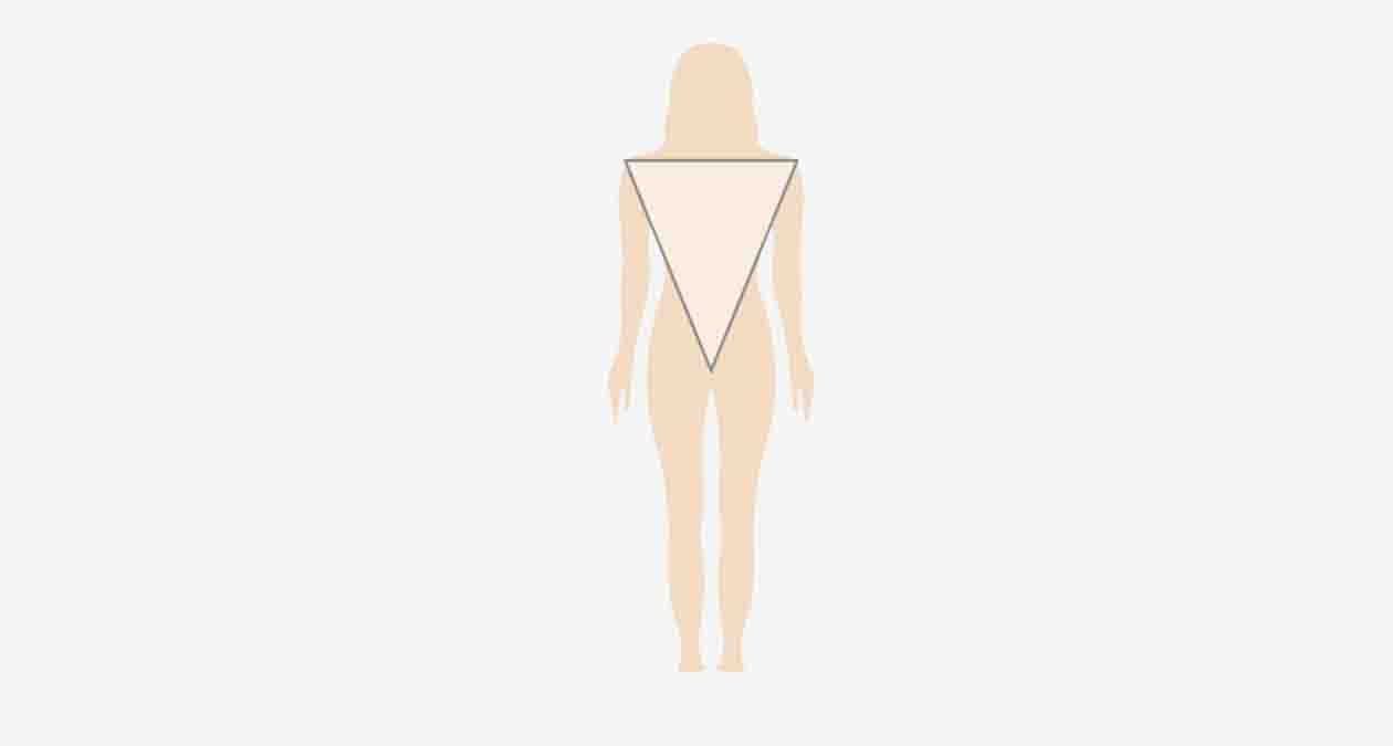 نمونه فرم بدنی مثلث وارونه