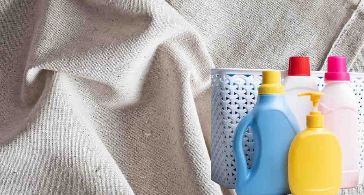 شستشوی پارچه های لینن