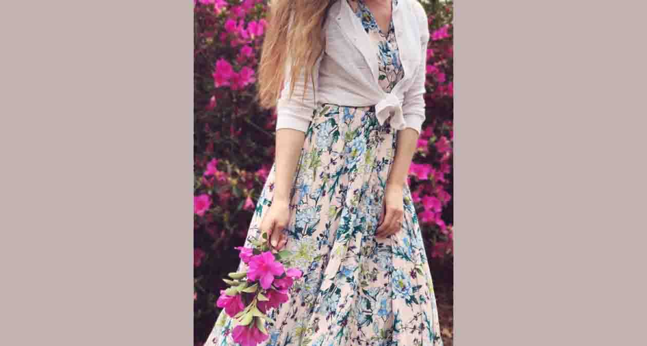 پارچه های گل دار در استایل روزانه و شیک