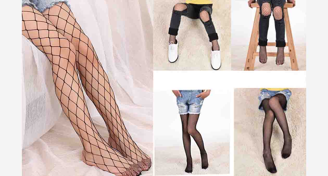 جوراب شلواری های فیش نت در انواع ریز تا درشت