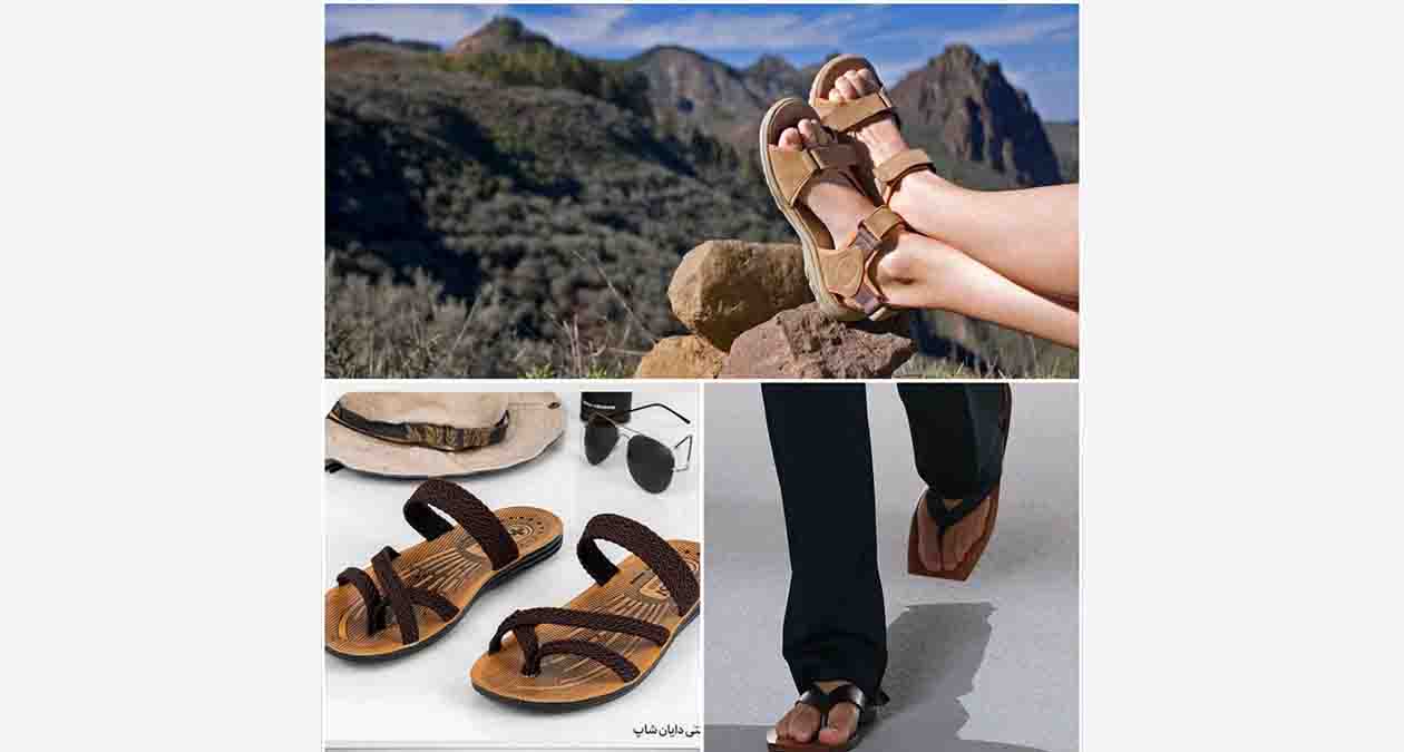 صندل مردانه بند دار و بی بند