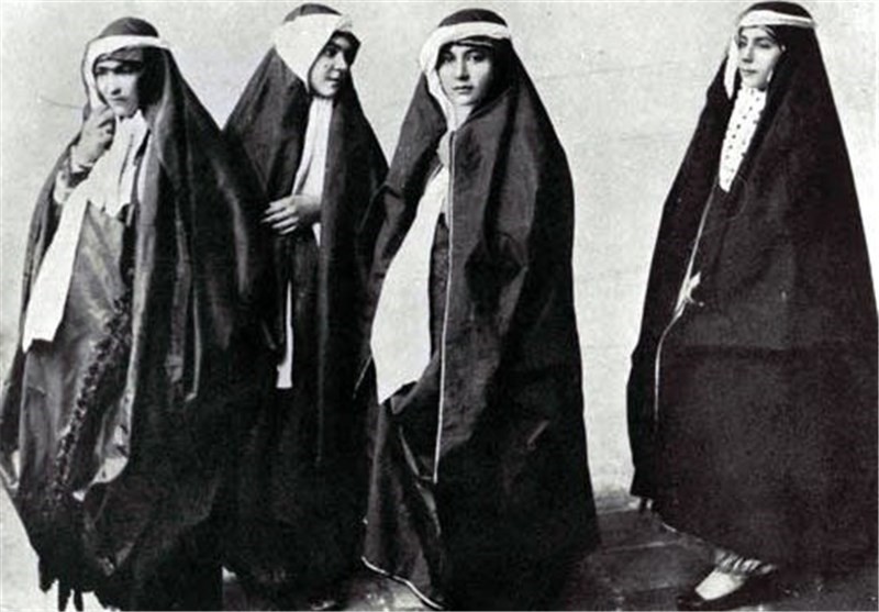 پوشش چادر در زمان قاجار