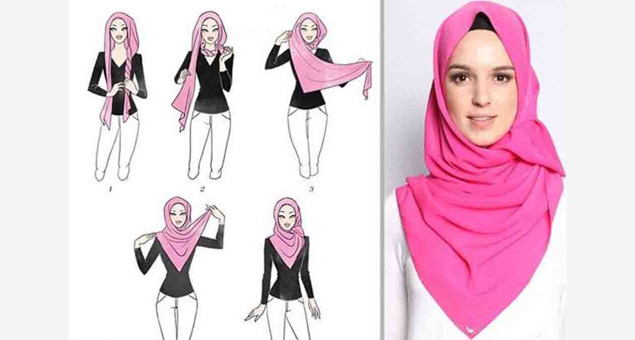 آمورش تصویری بستن شال لبنانی