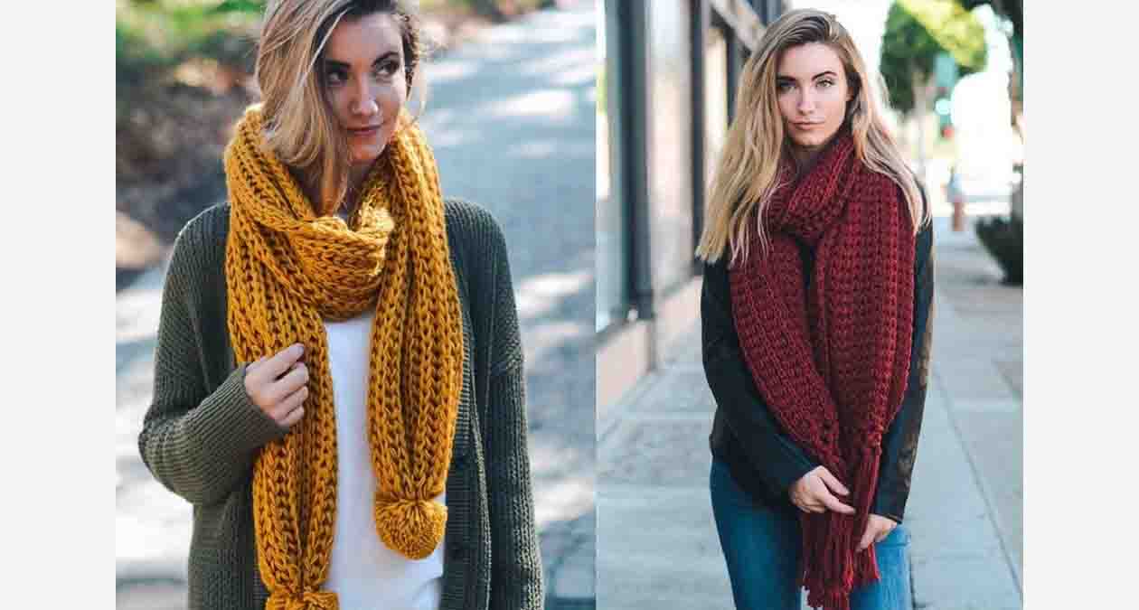 روش حلقه برای بستن شال گردن