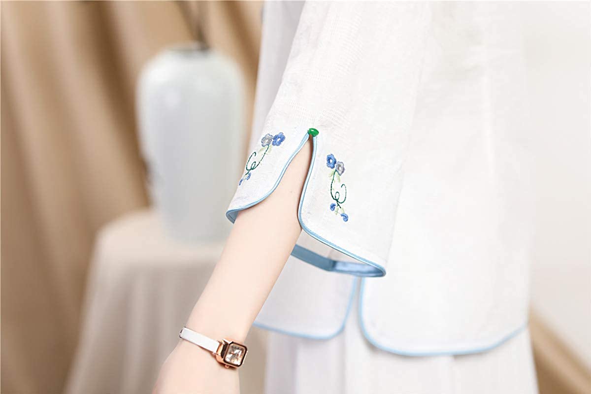 استایل شیک با بلوز آستین سه ربع و اکسسوری