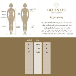 جدول سایزبندی لباس