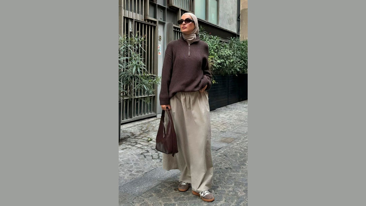 دورس نیم زیپ را با چه لباسهایی ست کنیم؟