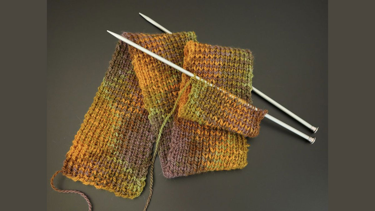 چگونه در کمتر از یک هفته یک شال گردن ساده ببافیم؟